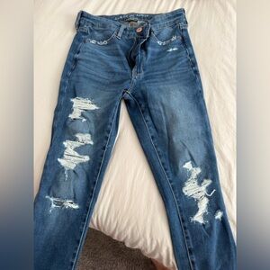 American Eagle high rise Jegging crop jean